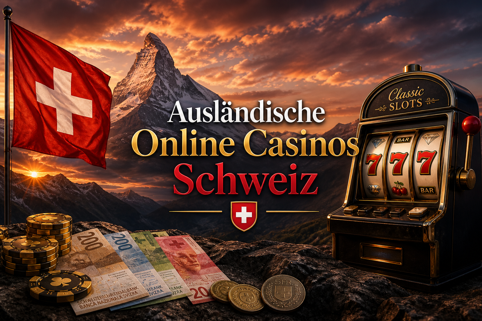 Ausländische Online Casinos Schweiz – Vergleich für Schweizer Spieler
